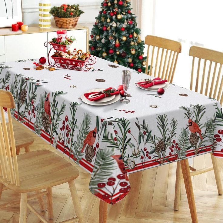 Christmas Napkins & Tablecloths