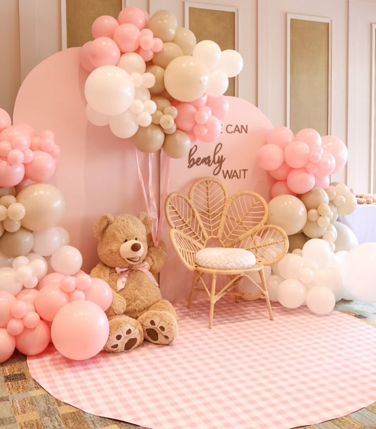 Pink baby shower