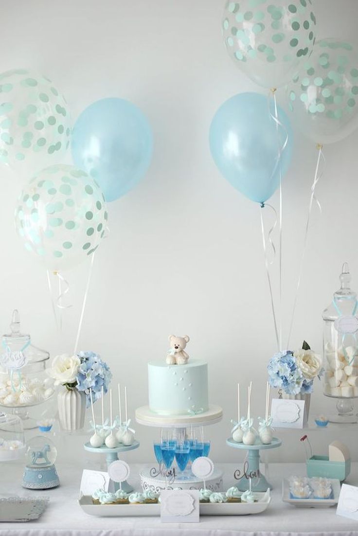 Blue baby shower