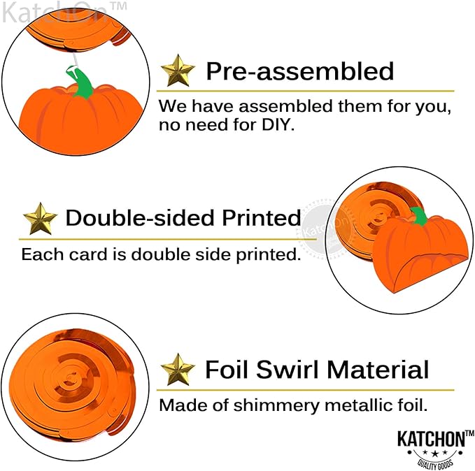 KatchOn, Fall Maple Leaf Hanging Swirls - Pack of 30, No DIY | Fall Classroom Decorations for Home, Thanksgiving Garland for Thanksgiving Decorations, Indoor, Party, Friendsgiving Party Decorations